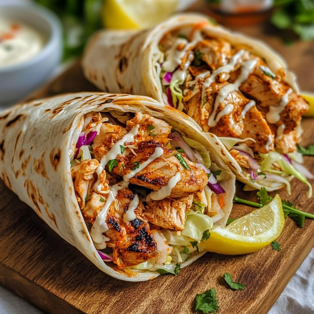 Sweet Spicy Chicken Wrap