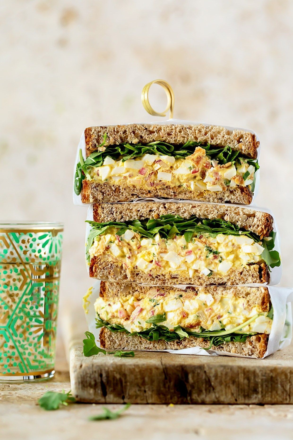Egg Salad & Arugula Sandwich
