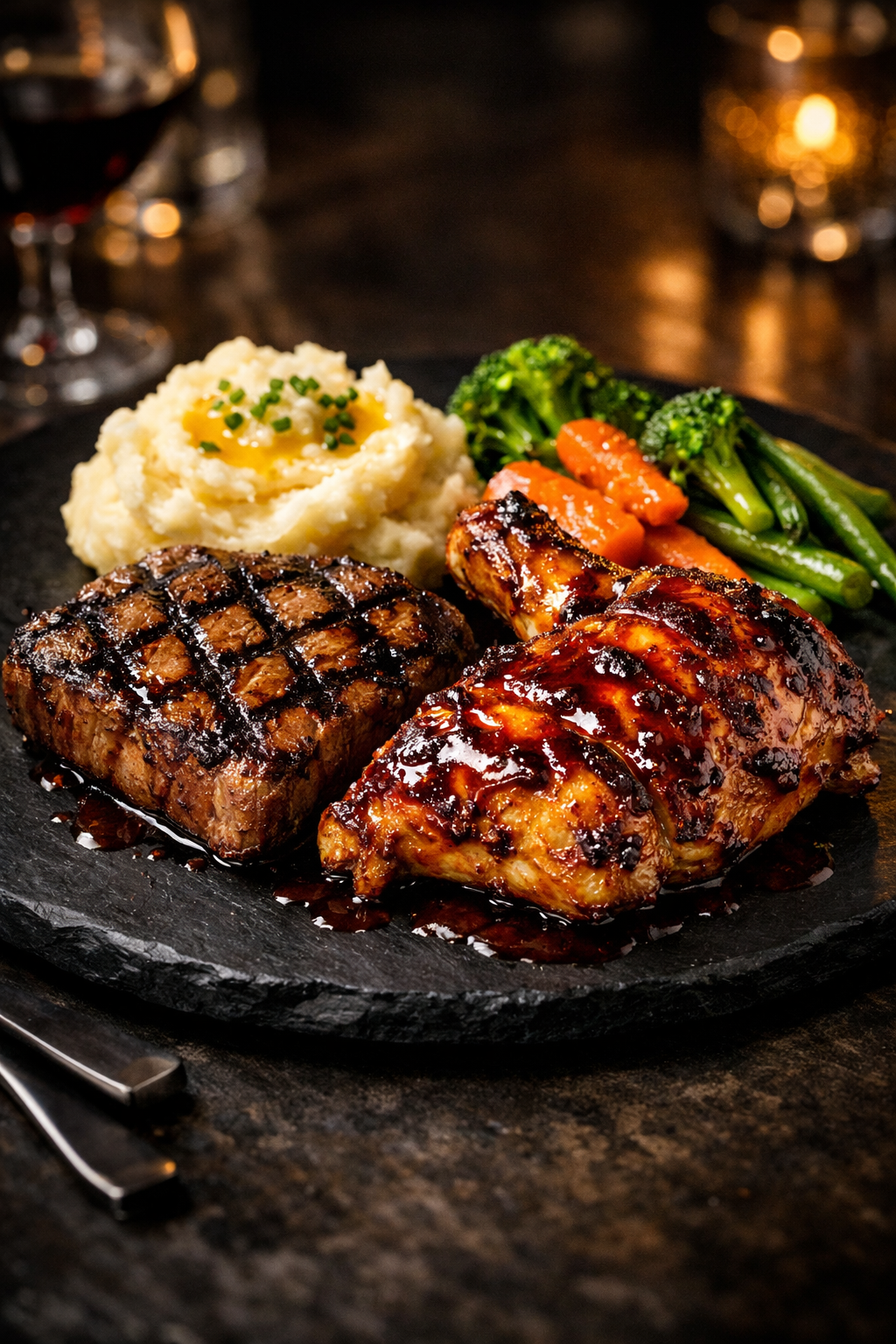 Combo Plate (Beef & Chicken)