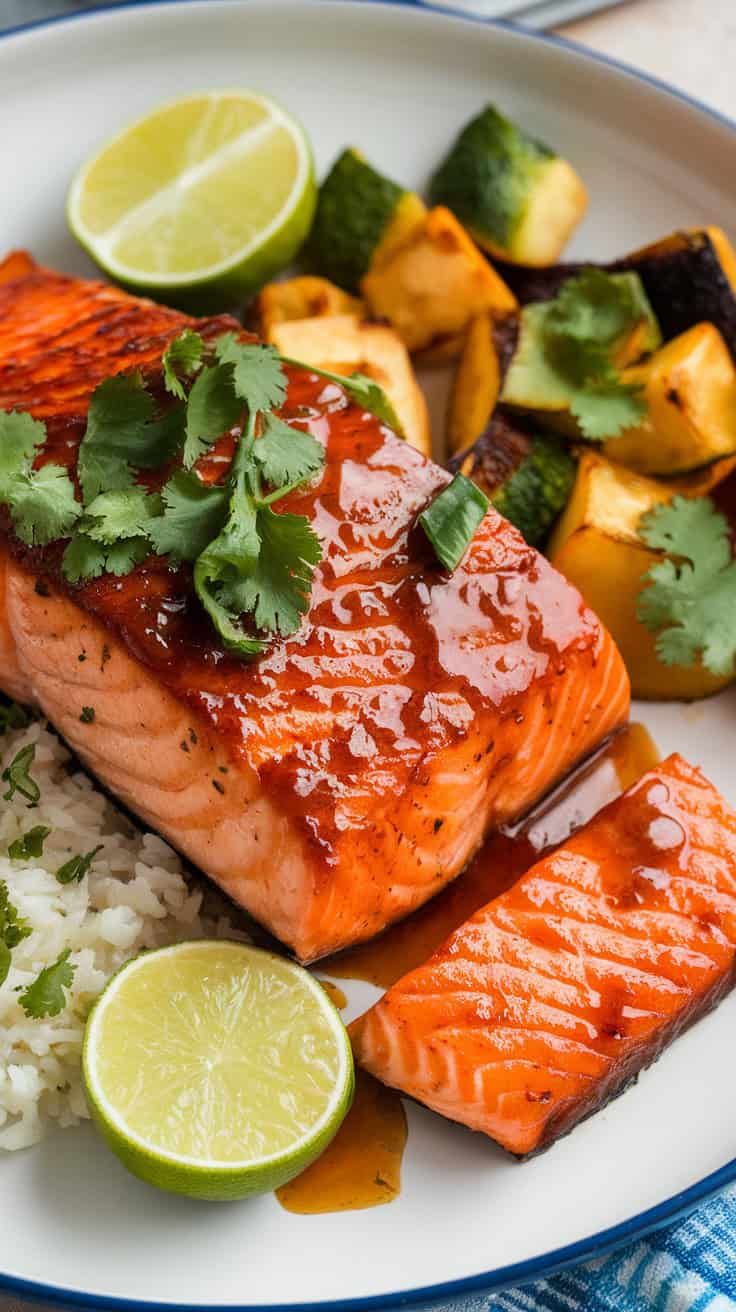 Sweet Chili Glazed Salmon