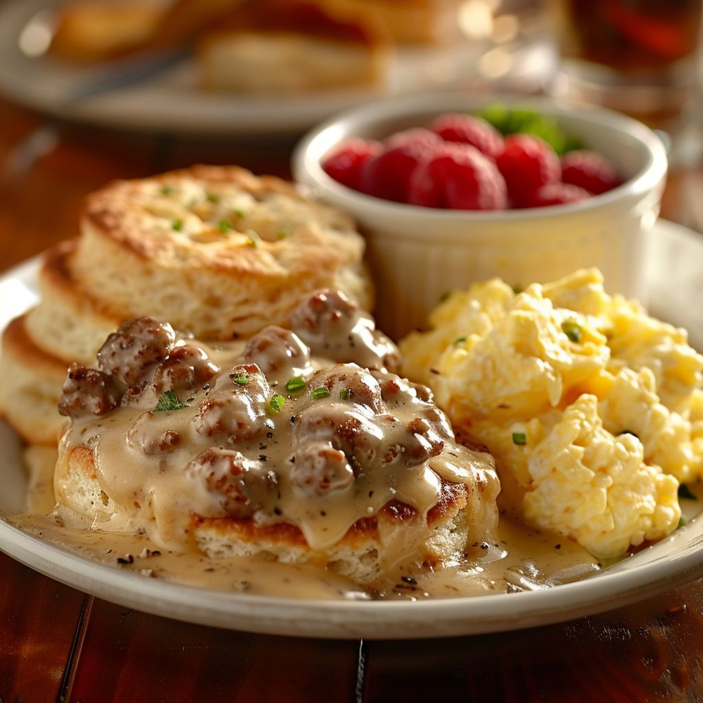 Sausage and Egg Biscuit