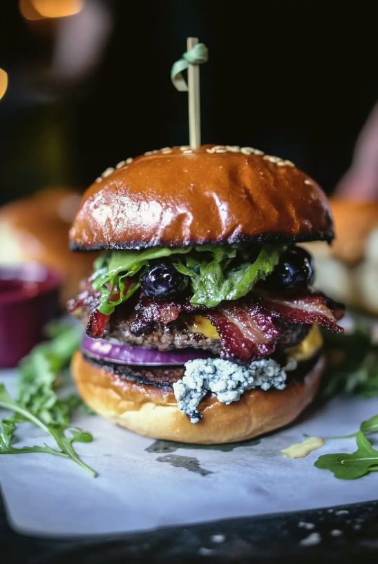 Black and Blue Burger