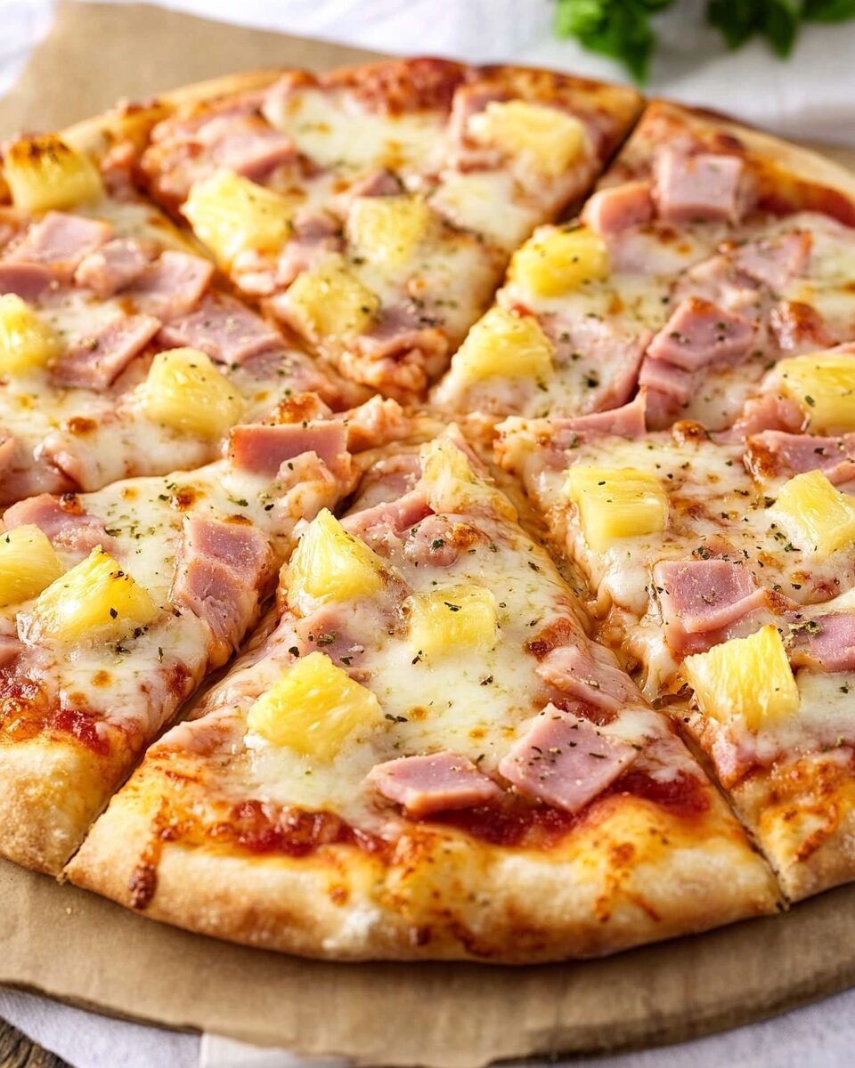 Medium Honolulu Hawaiian Pizza