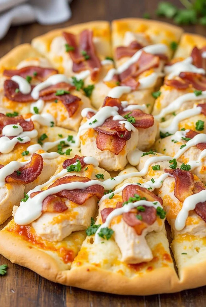 Medium Bacon Ranch Pizza