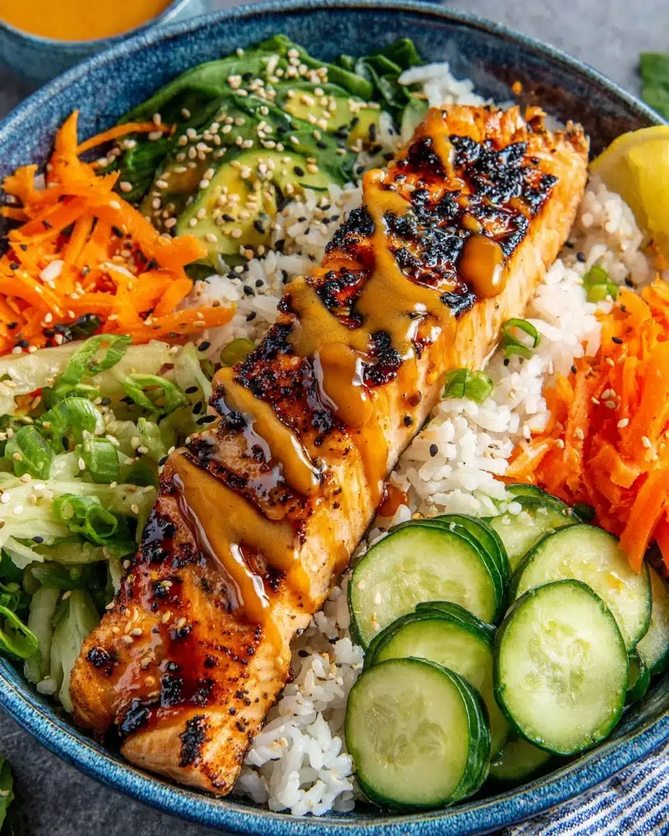 Chicken and Salmon Combo Bowl (Regular)