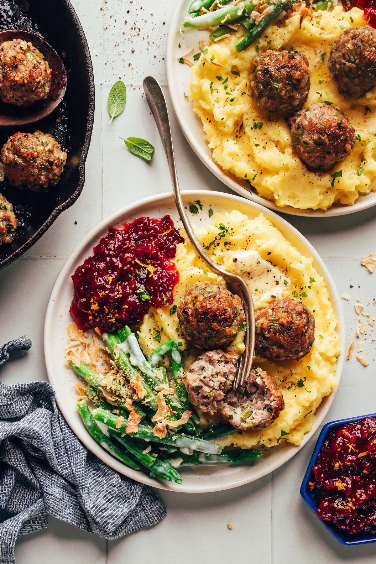 Turkey Meatball Plate
