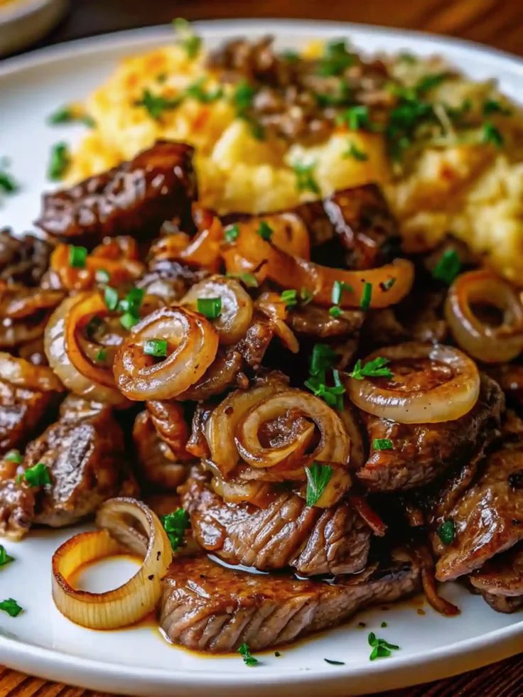 Liver and Onions Dinner