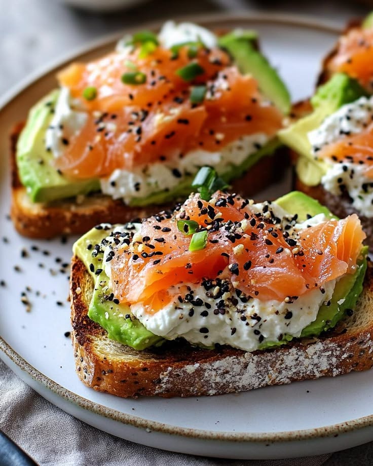 Smoked Salmon Toast
