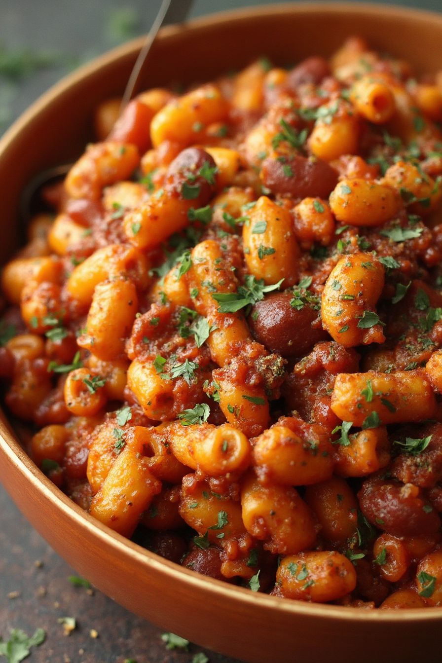 Chili 3-Way (Chili Mac with Onion)
