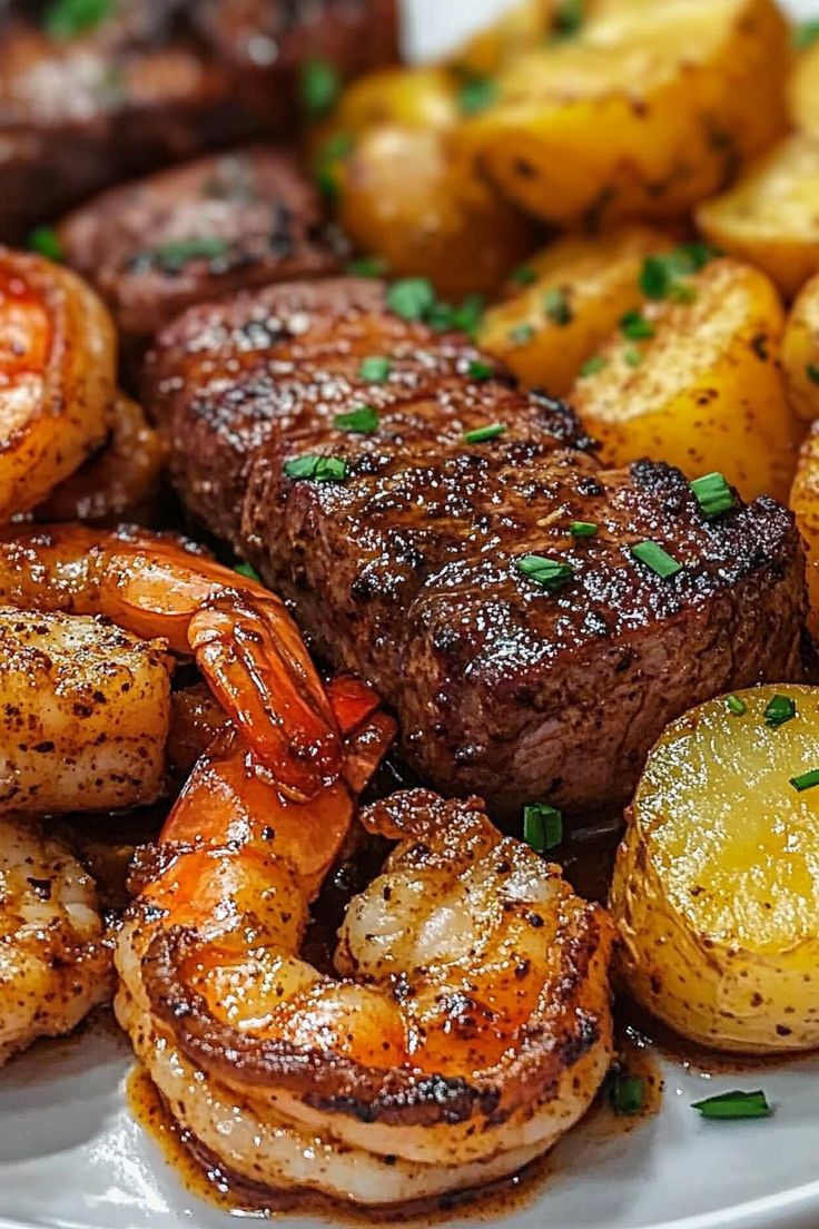 Ribs and Shrimp Combo