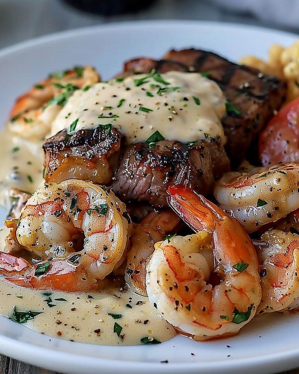 Wild West Shrimp and Ribeye (12oz)