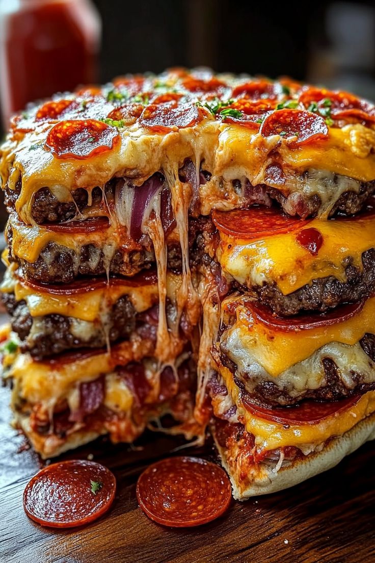 Large Bacon Cheeseburger Pizza