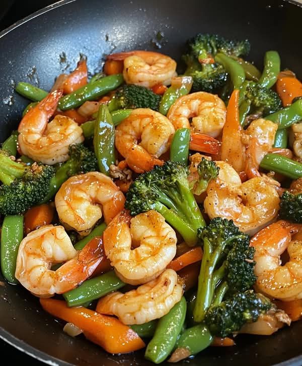 Wok-Seared Shrimp