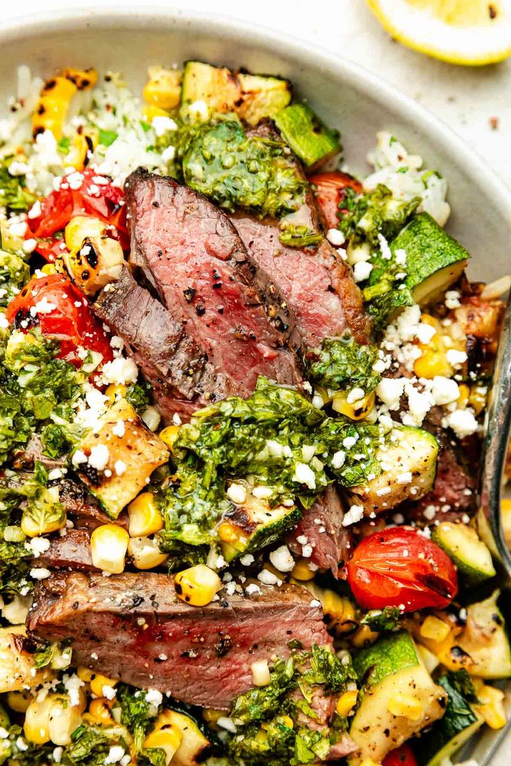 Sumac Skirt Steak Bowl