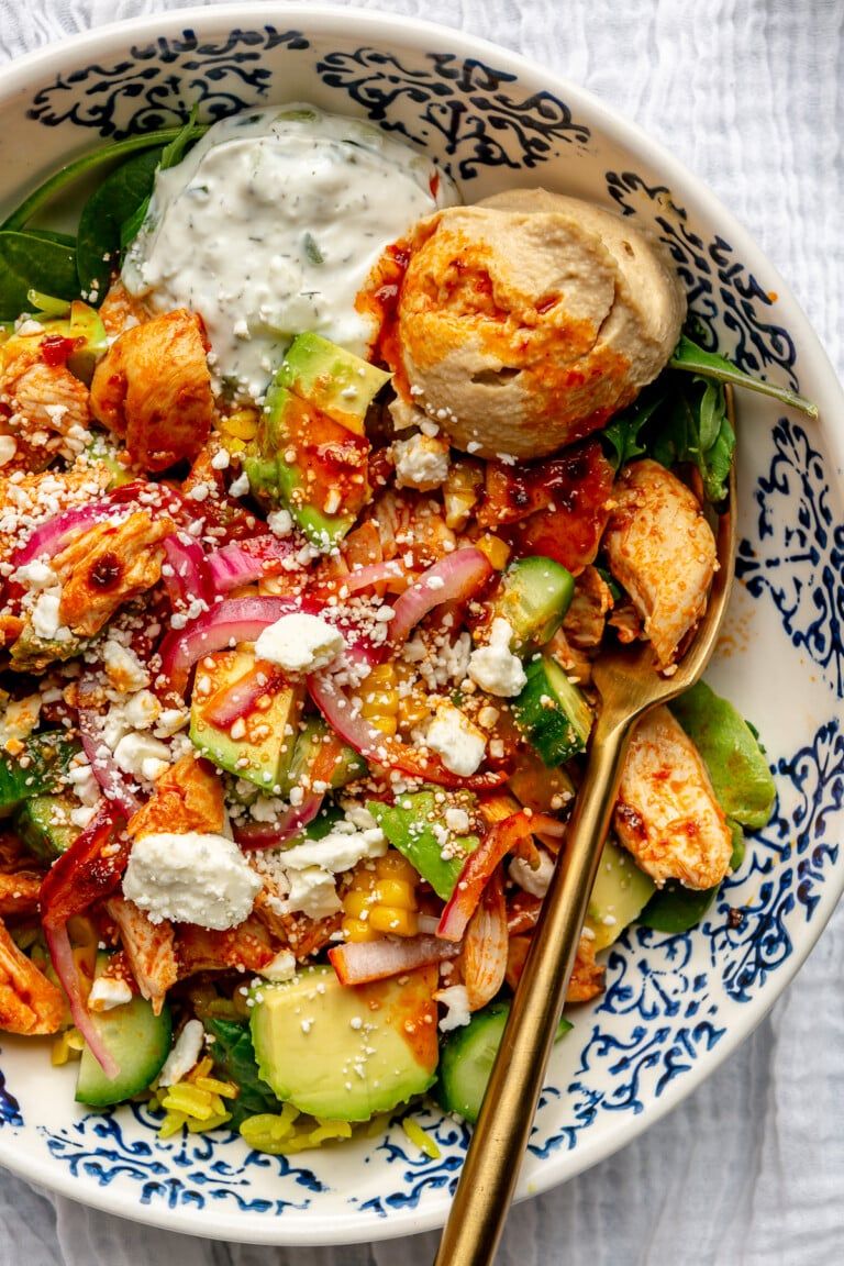 Harissa Chicken Chopped Salad