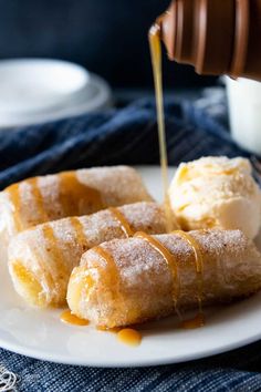 Banana Spring Rolls