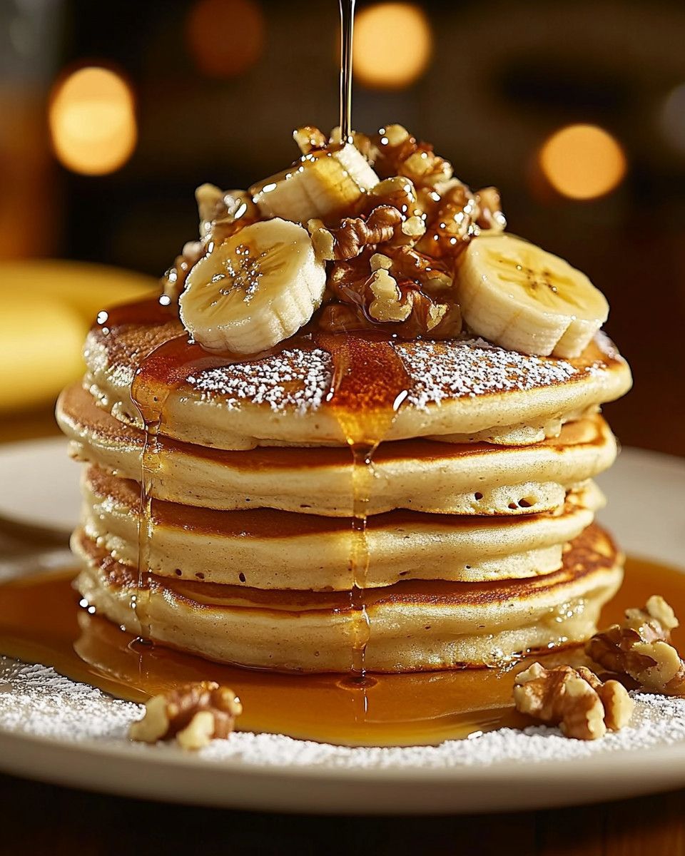 Banana Nut Hotcakes (3-stack)