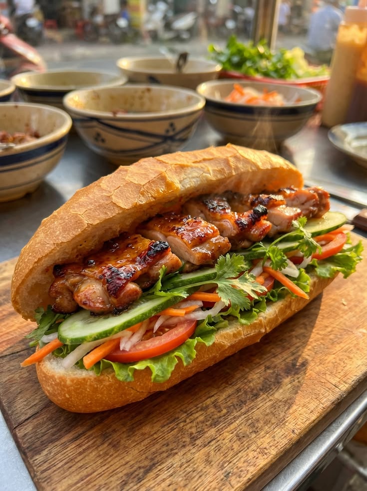 Grilled Chicken Bánh Mì