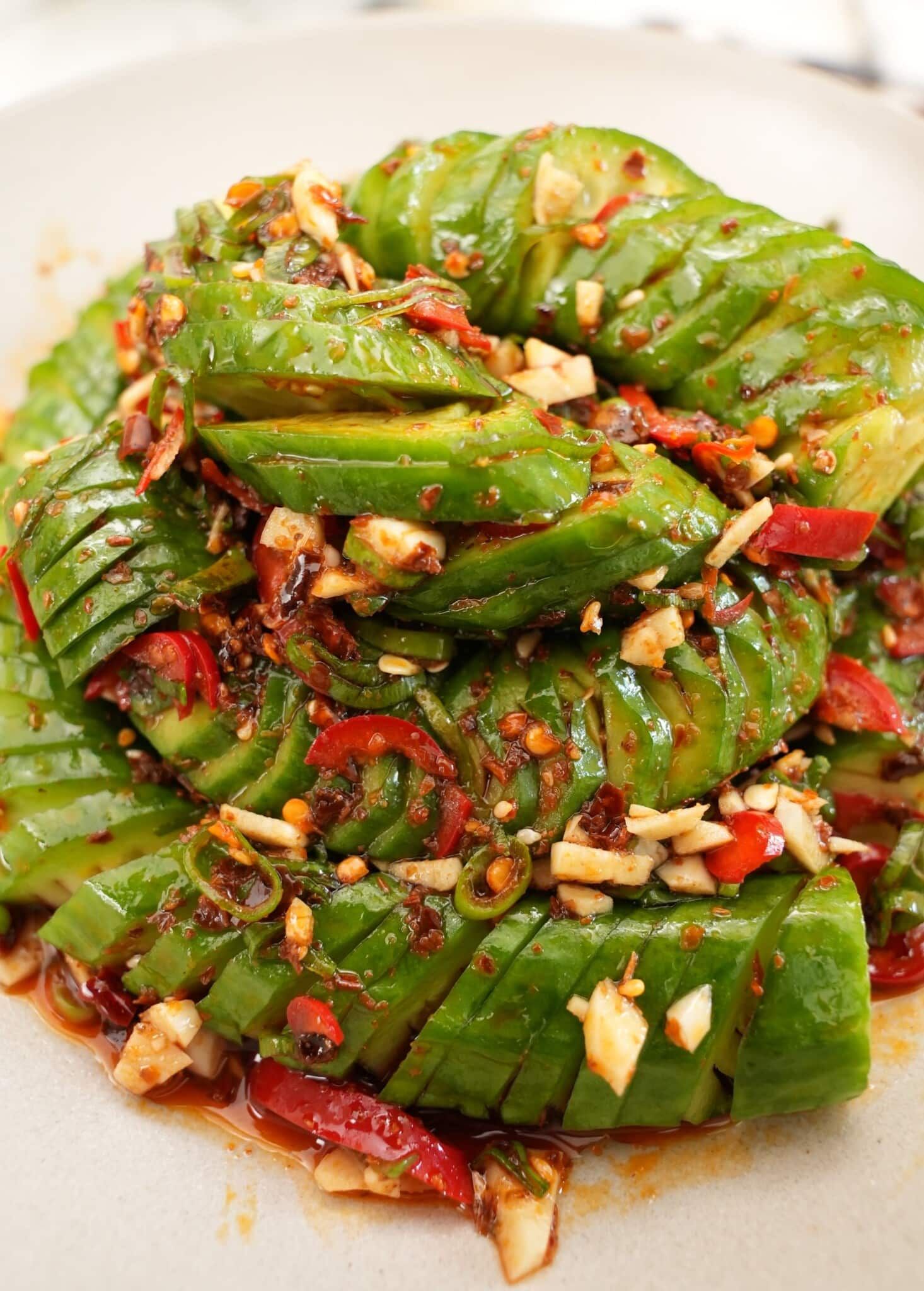 Garlic Cucumber Salad