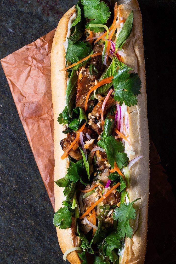 Lemongrass Chicken Banh Mi