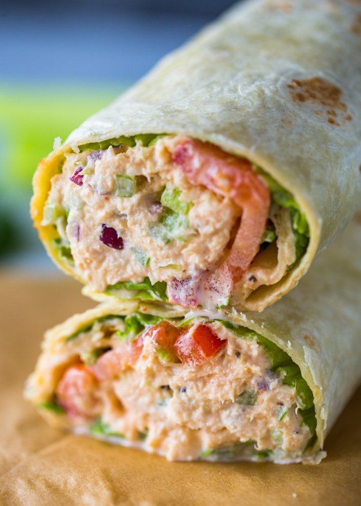 Spicy Tuna Hot Wrap