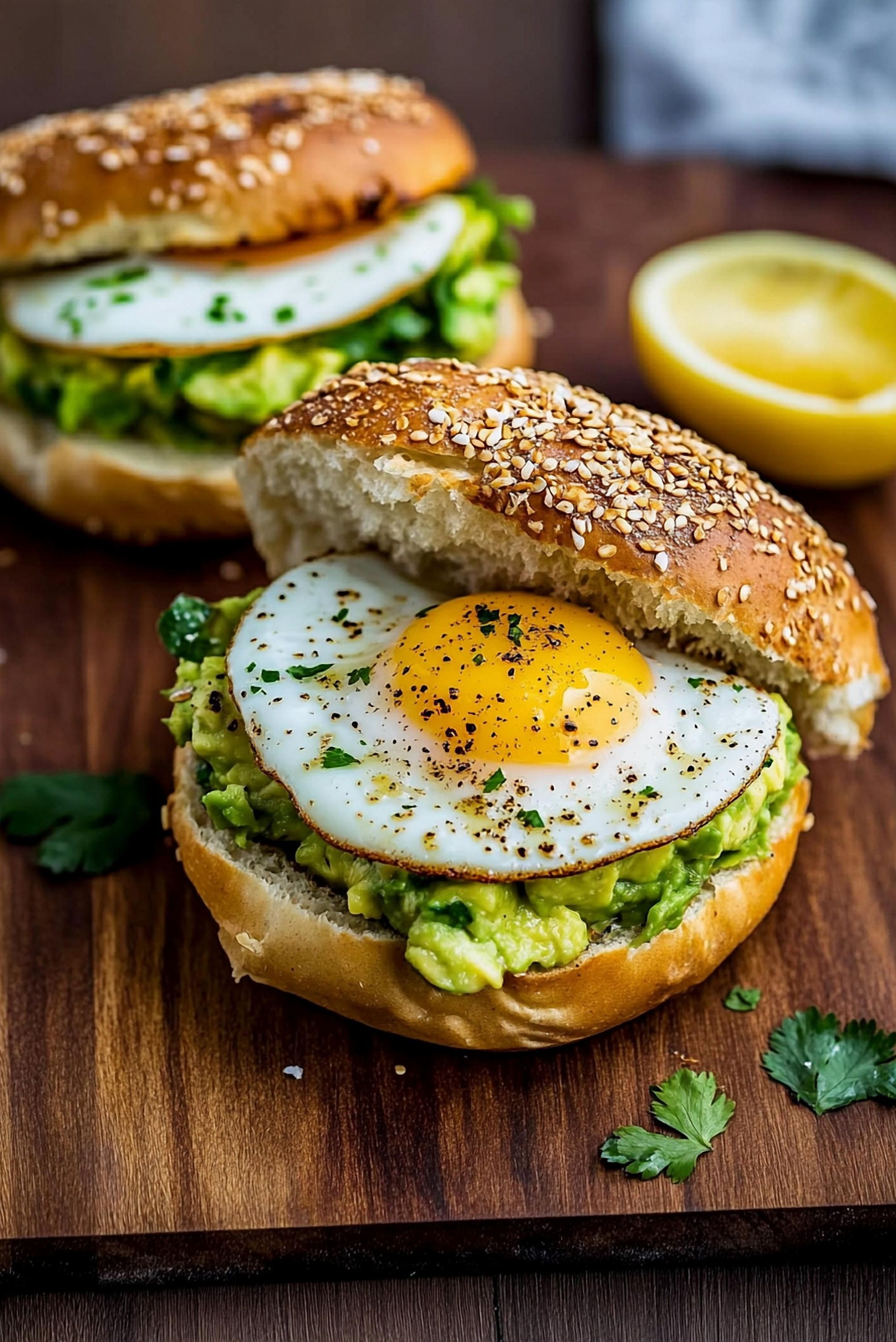 Egg & Avocado Brioche